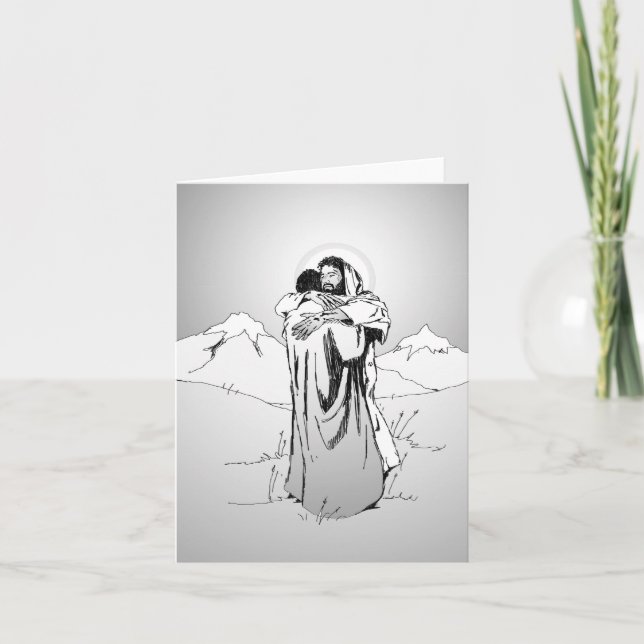 Cartão De Notas Cartaz de simpatia de Jesus (Frente)