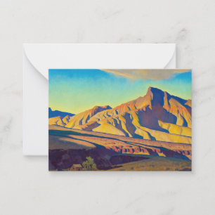 Cartão De Notas Casa do Rato do Deserto por Maynard Dixon