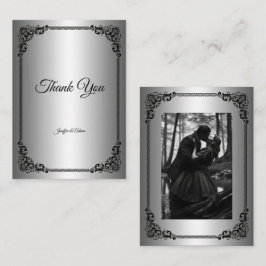 Cartão De Notas Casamento Dark Gothic Halloween
