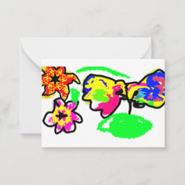 Cartão De Notas Casamento de Aves Humosas