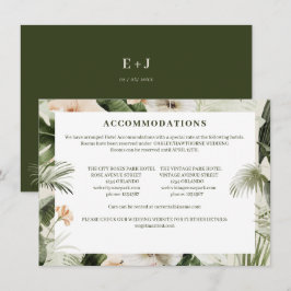 Cartão De Notas Casamento de boho pastel de hibisco tropical