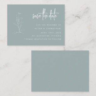 Cartão De Notas Casamento Floral do ORÇAMENTO Salvar a Data Convit