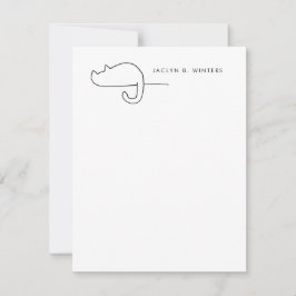 Cartão De Notas Cat Loaf | Passe de Cat Personalizado