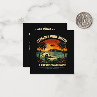 Cartão De Notas Catalina Wine Mixer