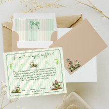 Caterpillar Shower Diaper Raffle/ Book Request