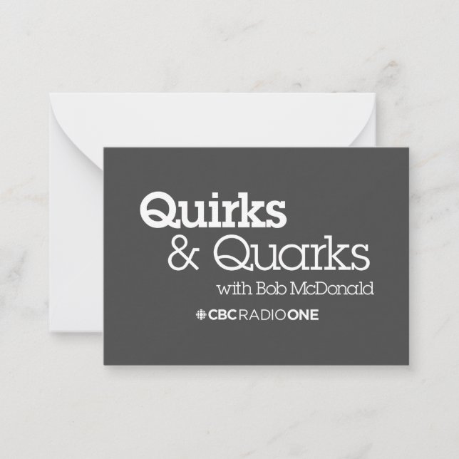 Cartão De Notas CBC Quirks & Quarks (Frente)