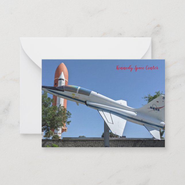 Cartão De Notas Centro Espacial Kennedy (Frente)