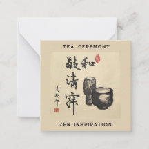 Cerimônia de chá/Inspiração Zen