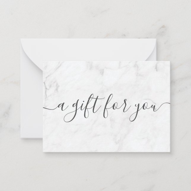 Cartão De Notas Certificado Mínimo de Presente para Pequenas Empre (Frente)