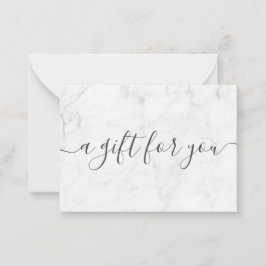 Cartão De Notas Certificado Mínimo de Presente para Pequenas Empre