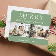 Chic Script Calliografia Feliz Natal Dois Foto