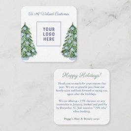 Cartão De Notas Chinoiserie Chic Company Logo Feliz Natal