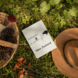 Cartão De Notas Ciclismo, personalizável na Nova Zelândia