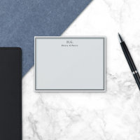 Cinza Pálida, Monograma Preto