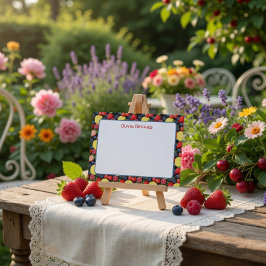 Cartão De Notas Citrus & Berries Custom Note Card