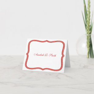 Cartão De Notas Classic Personal or Business Notecards