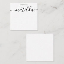 Clássica Moderna Caligrafia Manuscrita Simples Not