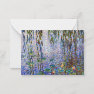 Cartão De Notas Claude Monet - Lírios Hídricos