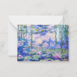 Cartão De Notas Claude Monet - Lírios/Ninfas 1919<br><div class="desc">Lírios/Ninfas (W.1852) - Claude Monet,  Petróleo na Canvas,  1916-1919</div>