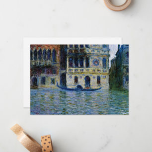 Cartão De Notas Claude Monet - Palazzo Dario,