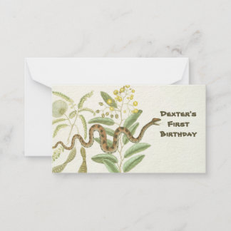 Cartão De Notas Cobra