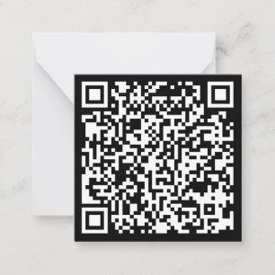 Cartão De Notas Código QR Criado instantaneamente (digitando seu U