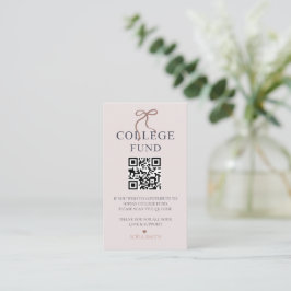 Cartão De Notas Código QR do Fundo de Licenciação de Arco Elegante