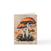 Cogumelos de Madeira de Outono