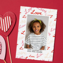 CARTÃO DE NOTAS COLAGEM DE FOTO DE ROTEIRO DE AMOR PARA O DIA DOS 