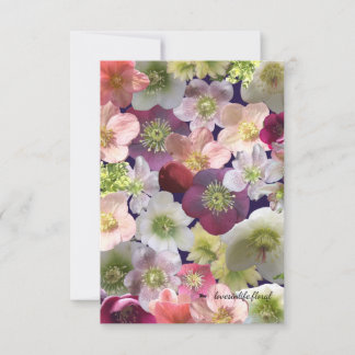 Cartão De Notas Colagem de Hellebore