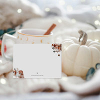 Colheita Assombrada Floral & Fantasma Personalizad