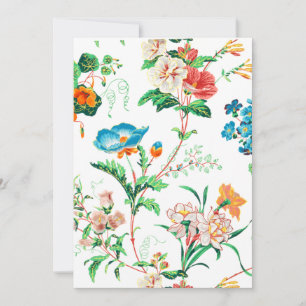 Cartão De Notas Colorida Fantasy Watercolor Floral