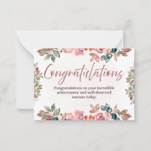 Congratulations Celebration Invitation Card