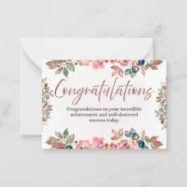 Cartão De Notas Congratulations Celebration Invitation Card