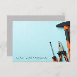 Cartão De Notas Conjunto de Ferramentas Correspondente