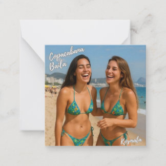 Cartão De Notas Copacabana Baila - Kuvert