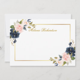 Cartão De Notas Cor da Água Cor Rosa Pidosa Azul - Cor - de - Esco