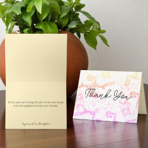 Cartão De Notas Cor do Dentro de Mist Correspondente do Arco-Íris