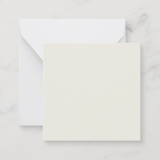 Cartão De Notas Cor Sólido da Porta Branca (Frente)