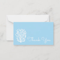 Coral branco, azul e branco