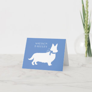 Cartão De Notas Corgi Puppy Dog Pembroke Welsh