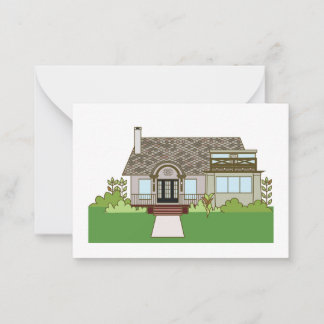 Cartão De Notas Corner House in Wares Creek Flat Note Card