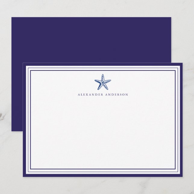 Cartão De Notas Correspondência de Fronteira Profissional de Marin (Frente/Verso)