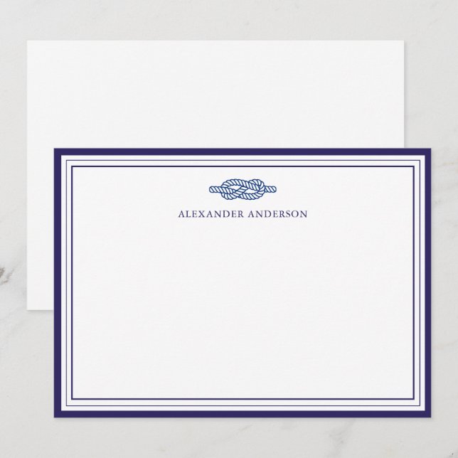 Cartão De Notas Correspondência de Fronteira Profissional de Marin (Frente/Verso)