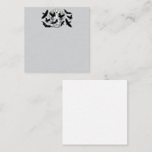 Cartão De Notas Crânio Decoração de Halloween Calaveras