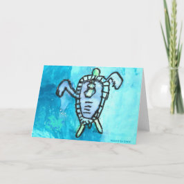 Cartão De Notas CriançasArt para COC - Tartaruga marinha