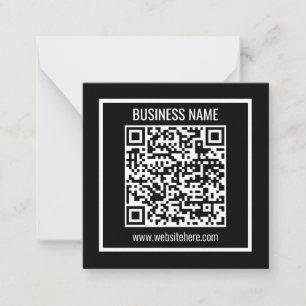 Cartão De Notas Criar um código de QR moderno instantaneamente