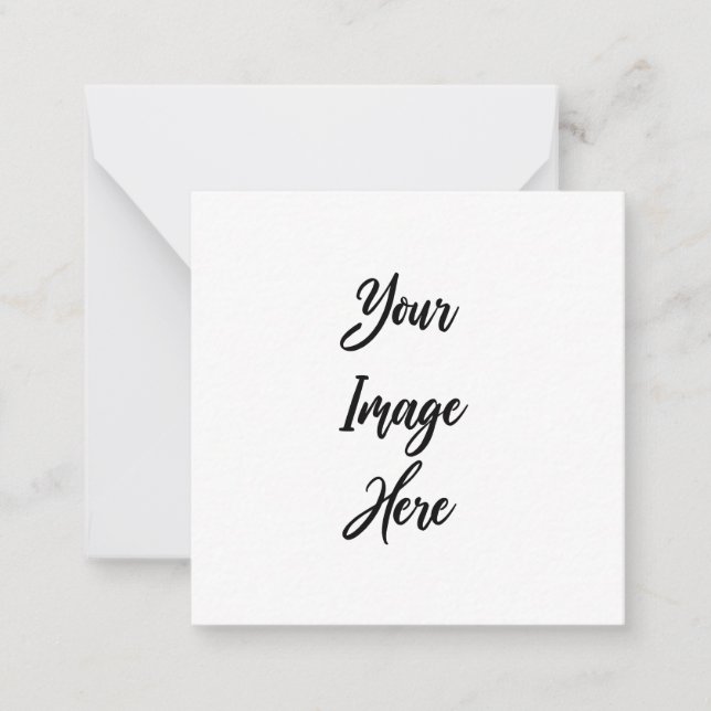 Cartão De Notas Crie seu (Frente)