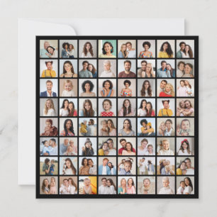 Cartão De Notas Crie Sua Própria Colagem de 64 Fotos