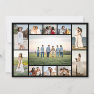 Cartão De Notas Crie Sua Própria Colagem de Fotos 11 Flat